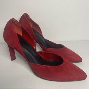COPY - CO. Collections D’Orsay Suede Stiletto Heels